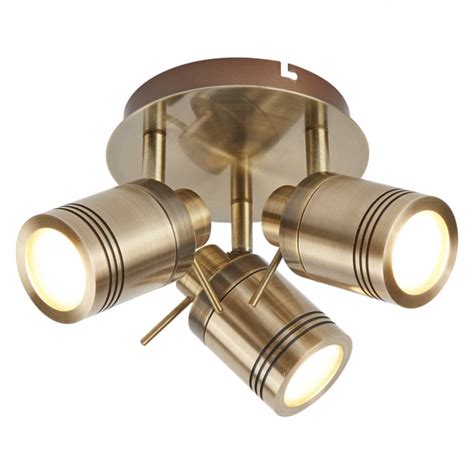 But for rooms like the bathroom, for example, it is necessary to select. Searchlight Samson Bathroom Three Light Ceiling Spotlight ...