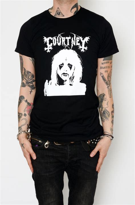 Black Metal Courtney Love T Shirt Dark Style Clothes Beserk Clothing