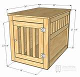 Photos of Pet Crate End Table Plans