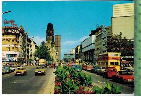 berlin kurfürstendamm um 1970 1980 verlag andres co berlin postkarte mit frankatur mit