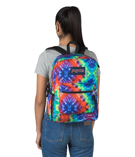 Jansport Cross Town Backpack Hippie Days Tie Dye Spixal