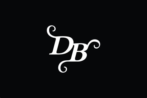 Monogram Db Logo V2 Gráfico Por Greenlines Studios · Creative Fabrica