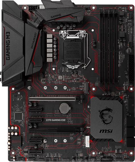 Msi Z270 Gaming M3 Motherboard Specifications On Motherboarddb