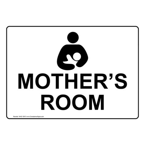 Dining Hospitality Retail Room Name Sign Mothers Room