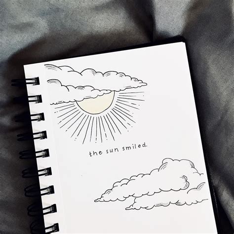 Simple Bullet Journal Quotes Cloud Drawing Drawing Journal
