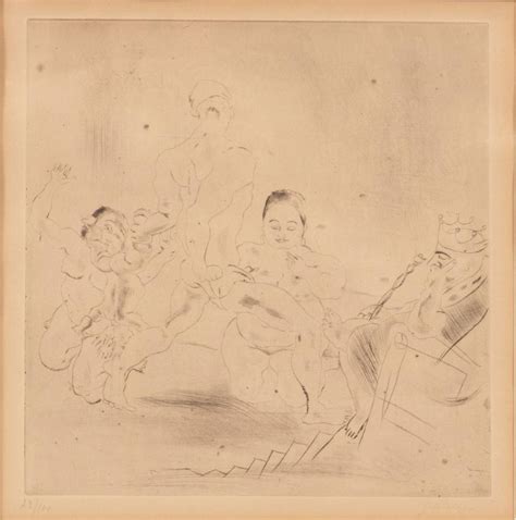 Sold Price Jules Pascin French 1885 1930 Drypoint On Paper 1925 H