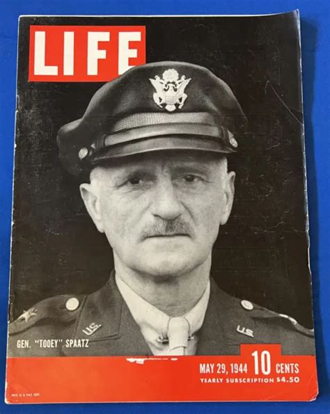 Life Magazine 1944 World War Ii General Spaatz Gene Kelly Us Air
