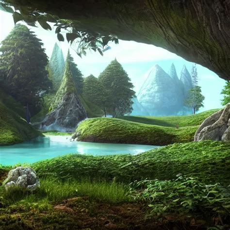 Magical Landscape Highly Detailed Photorealism Hd Stable Diffusion