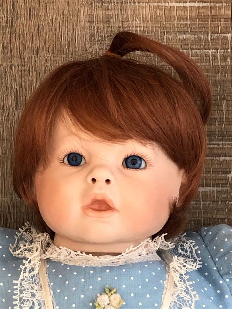 Porcelain Girl Doll Reproduction Doll Etsy In 2021 Girl Dolls