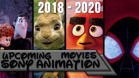In this video i will tell top 10 upcoming animated movies 2019 to 2021 and like shere comment subscribe to my buddy razor. Upcoming Sony Animation Movies 2018-2020 - YouTube