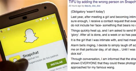 Guy Snapchats Nudes To Wrong Person After First Date