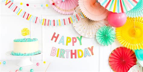 Happy Birthday Banner Party Decorations Shop At The