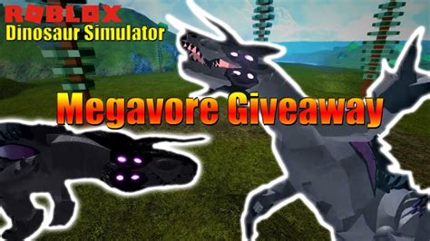 Dinosaur Simulator Megavore Giveaway Youtube