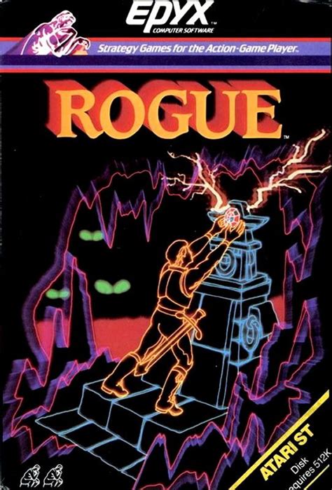 The Cover Art For The Game Roge Which Features An Image Of A Man Holding A