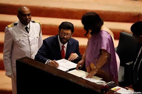 Parliament Of Sri Lanka News Seyed Ali Zahir Moulana Sworn In As A