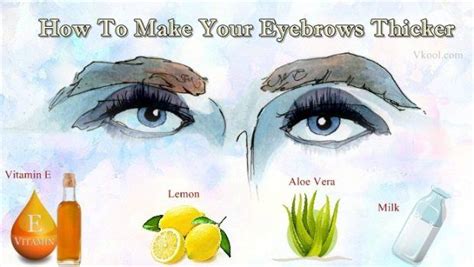 How To Darken Your Eyebrows Without Makeup Mugeek Vidalondon