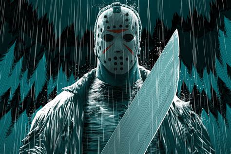 Wallpaper Movie Maniacs Horror Comic Art Mask Artwork Jason Voorhees Friday The Th