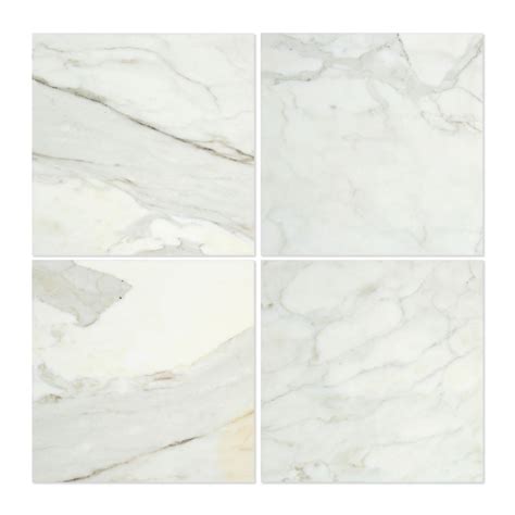 12 X 12 Polished Calacatta Gold Marble Tile Tilephile