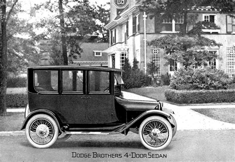 1916 Dodge Brothers 4 Door Sedan Car Advertising Car Ads Vintage Cars