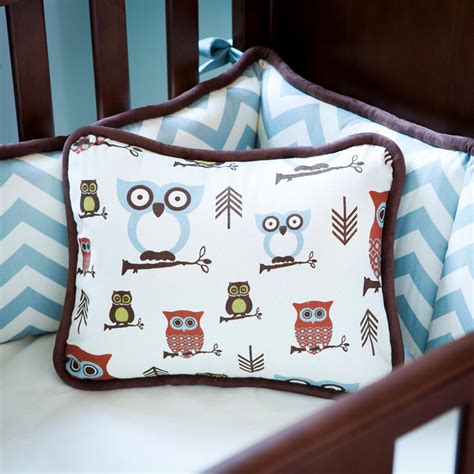 This cuteowl crib bedding set makes for a cheerful atmosphere in nursery. Retro Owls Crib Bedding - Traditional - Baby Bedding ...