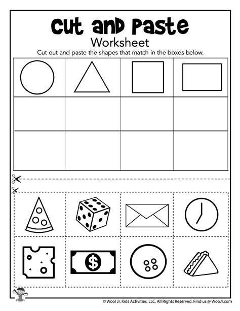 Cut And Paste Shape Sorting Worksheet Woo Jr Kids Activities