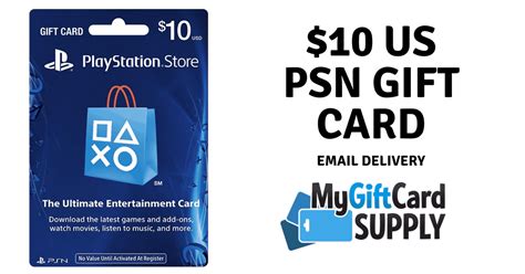 This code will only work on uk registered psn accounts. PSN Gift Card $10 (US) Email Delivery - MyGiftCardSupply