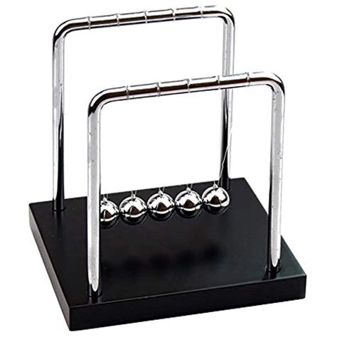 katedy newtons cradle balance balls stainless steel 7 1 x4 7 x7 1 physics pendulum science desk