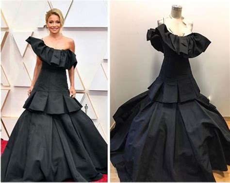 Kelly Ripa In Christian Siriano For The 92nd Academy Awards Styled By