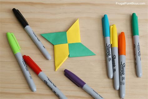 How To Fold Paper Ninja Stars Frugal Fun For Boys And Girls Paper