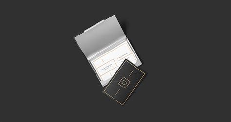 Create minimalist business card mockups with elm. Minimalist business cards by Przemek Bizoń - Designer ...