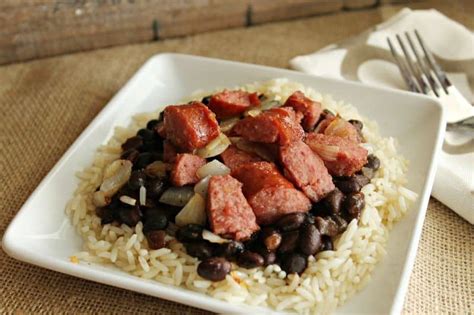 Cajun Sausage With Black Beans And Rice This Mama Loves