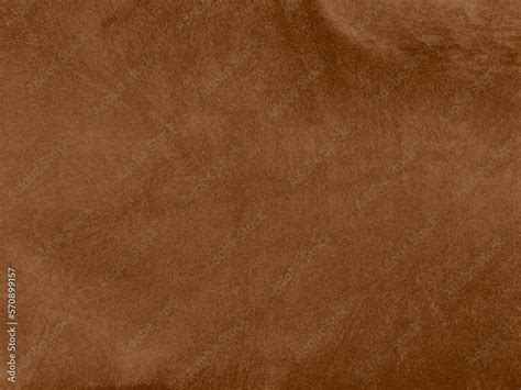 Brown Color Velvet Fabric Texture Used As Background Empty Brown
