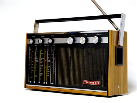 Vintage Telefunken Atlanta 101 Large Portable Transistor Radio Etsy