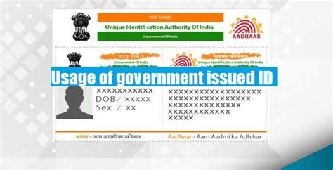 Importance And Usage Of Government Issued Id