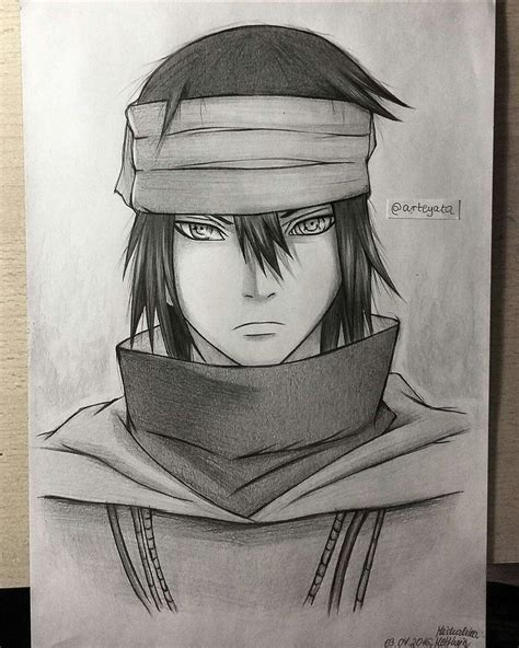 Sasuke Fan Art Naruto Desenhos De Anime Naruto E Sasuke Desenho