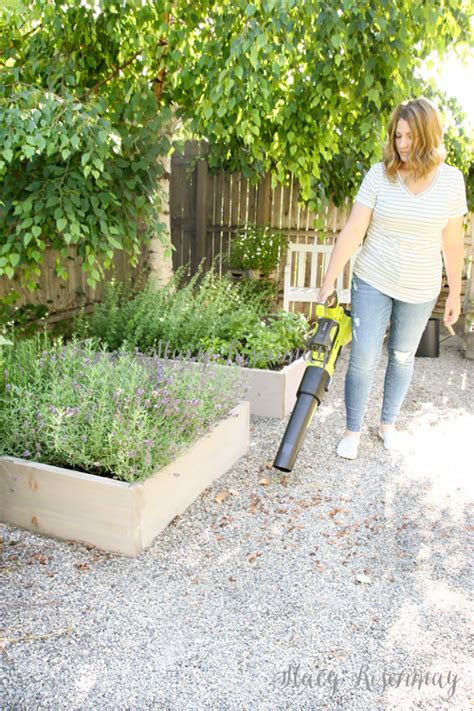 If your garden is relatively small and you have compost at ground. How to Keep Pea Gravel Clean & Tidy - Stacy Risenmay