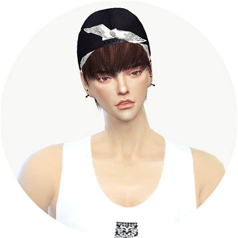 Bandana Snapback Sims 4 Headwear