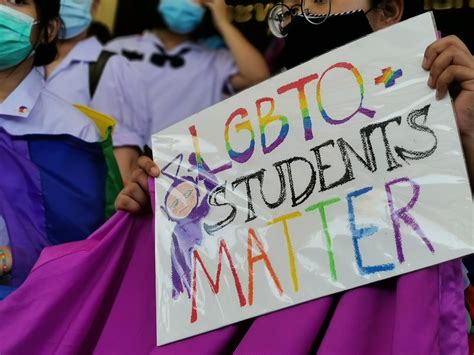 Student Group Marches To Education Ministry To Call For Lgbt Rights