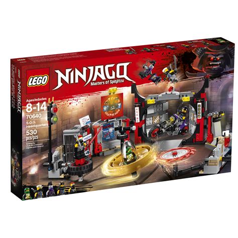 lego ninjago masters of spinjitzu s o g headquarters 70640