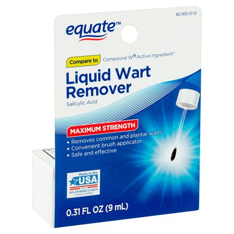 Equate Maximum Strength Liquid Wart Remover 031 Fl Oz