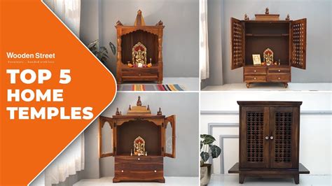 Top 5 Sheesham Wood Home Temples Modern And Elegant Temples Wooden