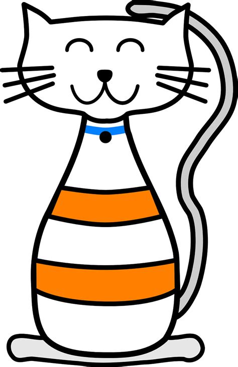 Cat Cartoon Art Free Vector Graphic On Pixabay