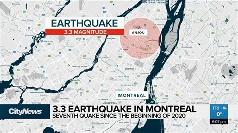 3.3 earthquake in Montreal - YouTube