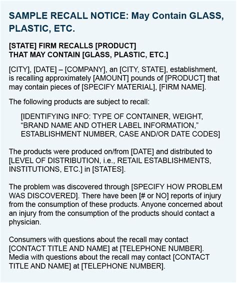Product Recall Crisis Examples
