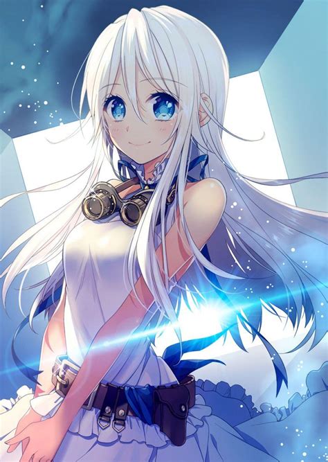 White Hair Anime Girl Characters Anime Wallpaper Hd
