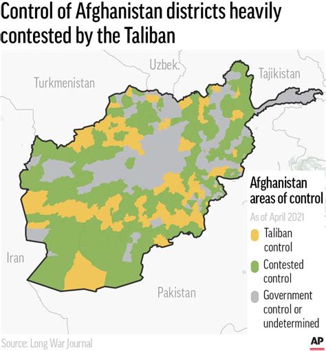 Mapping The Afghan War While Murky Points To Taliban Gains