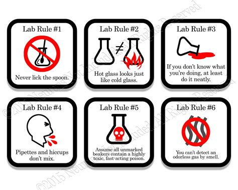To succeed in life, you need three things: Lab Rules Science Coaster Set- 6 piece set | Science humor ...