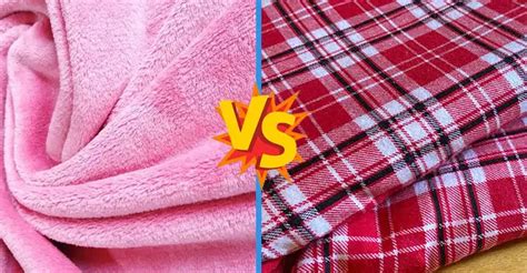 Difference Between Fleece And Flannel Fabric Warm Set Of Clothes
