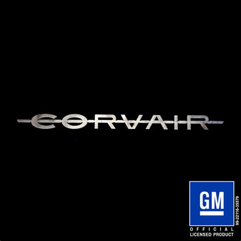 Corvair 1962 Logo Metal Cutout Speedcult Officially Licensed