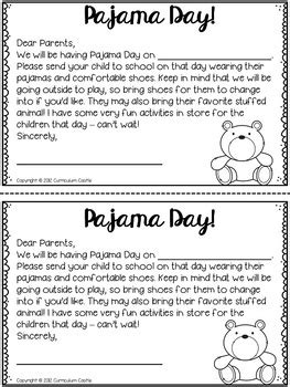 Pdf (8.22 mb) pajama day is such a fun day in school. Pajama Day Activities! by Curriculum Castle | Teachers Pay ...